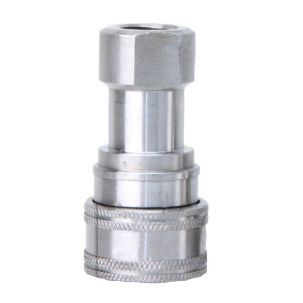 QD, Female quick connect 1/4" (stainless steel)
